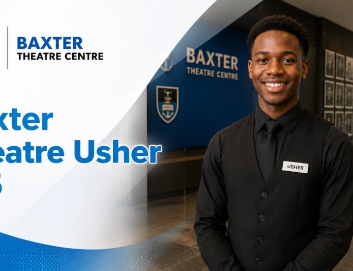 UCT-Baxter Theatre Centre Usher Jobs 2026: Apply for X15 Ad-Hoc Front of House Posts