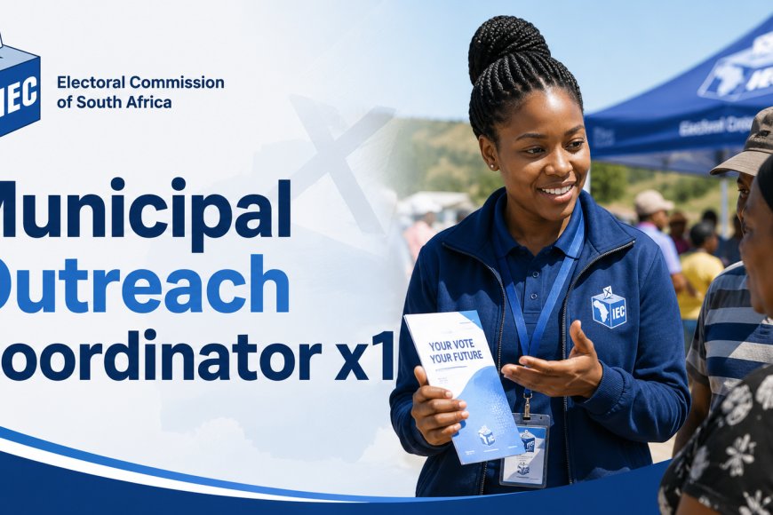 IEC Municipal Outreach Coordinator Jobs 2026: Earn R13,900 Per Month in Zululand