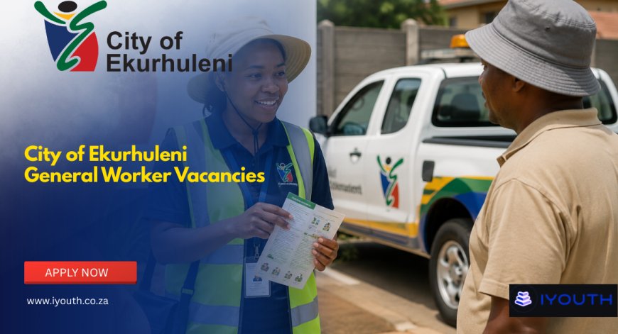 City of Ekurhuleni General Worker Vacancies 2026 Now Open | Apply for Rodent Control Programme Jobs