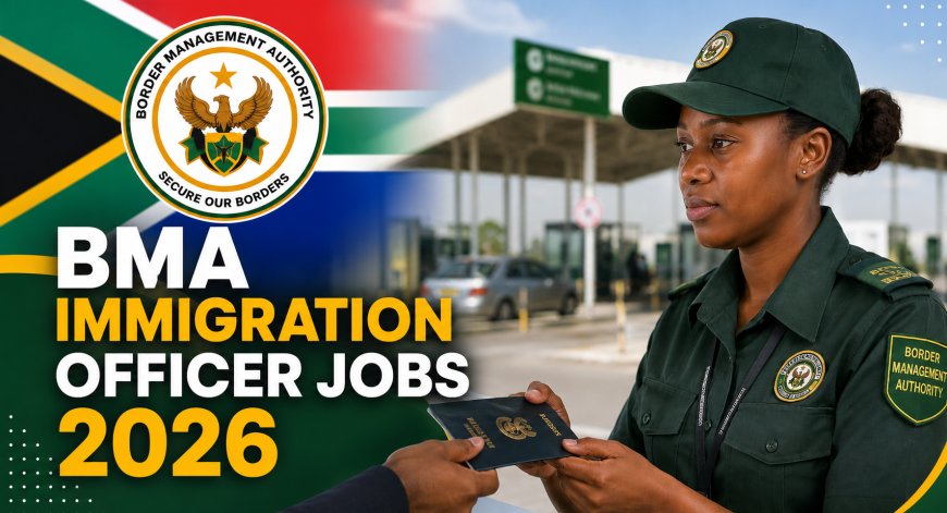 BMA Immigration Officer Jobs 2026: Multiple Posts Now Open Across South Africa