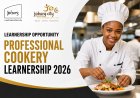Joburg City Theatres Professional Cookery Learnership 2026 – R3,500 Monthly Stipend | Apply Before 29 July