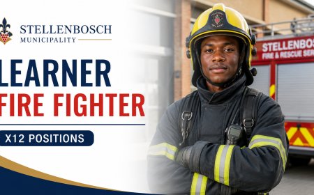 Stellenbosch Municipality Learner Fire Fighter Programme 2026: Apply for 12 Fire & Rescue Learnership Opportunities
