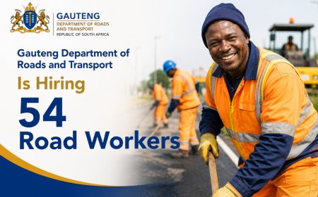 Gauteng Government Is Hiring 54 Road Workers – No Experience Needed, Apply by 17 July 2026
