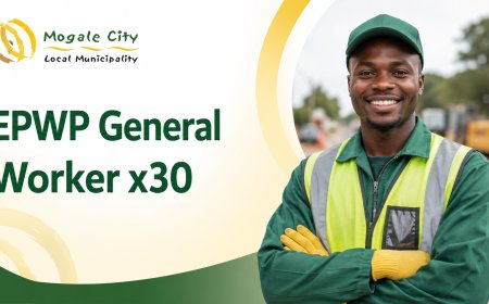 Mogale City Local Municipality EPWP General Worker x30 (Water Leaks & Valves) 2026 – Earn R3,000 Per Month