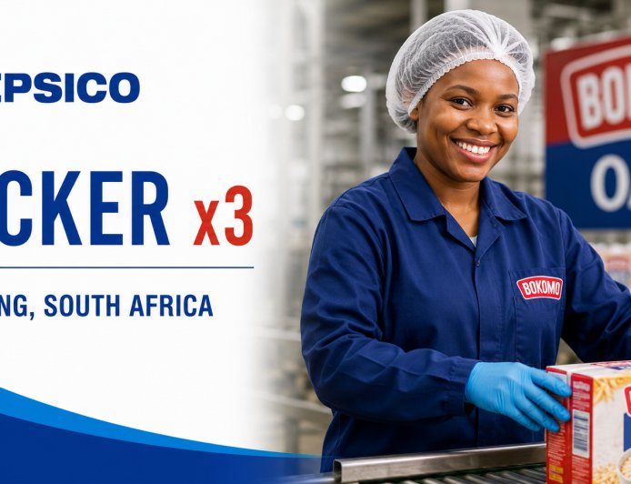 PepsiCo Packer Jobs 2026: Apply for 3 Packing Vacancies at Bokomo in Epping