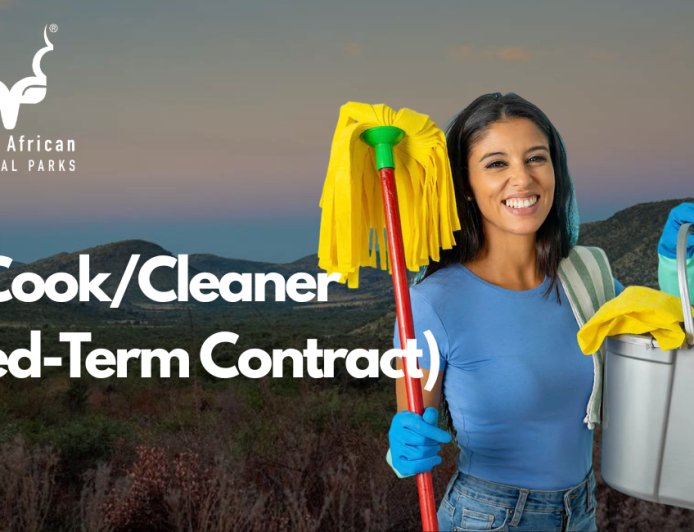 SANParks Cook/Cleaner Jobs 2026 (2 Posts) at Marakele National Park – Apply Before 17 July