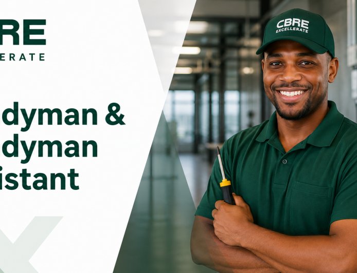 CBRE Excellerate Is Hiring Handyman and Handyman Assistants Across South Africa (Multiple Permanent Vacancies)