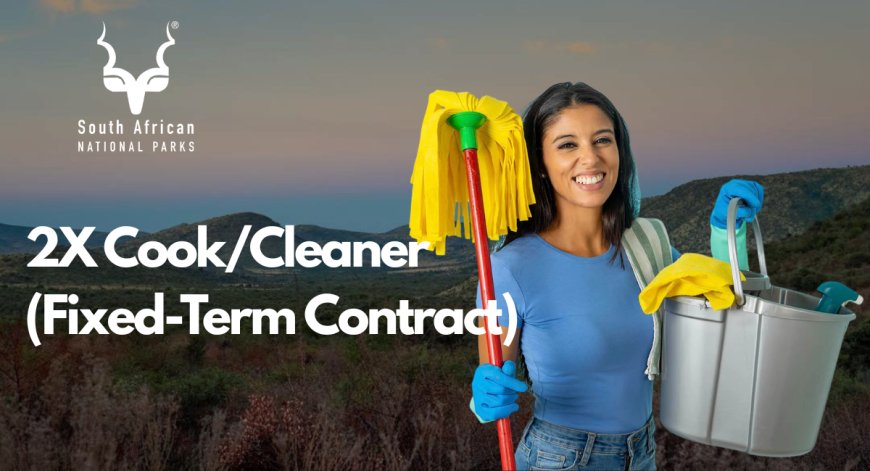 SANParks Cook/Cleaner Jobs 2026 (2 Posts) at Marakele National Park – Apply Before 17 July