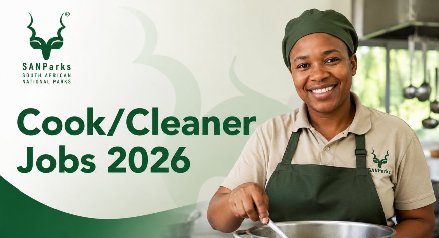 SANParks Cook/Cleaner Jobs 2026 (2 Posts) at Marakele National Park – Apply Before 17 July