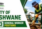 City of Tshwane Is Hiring 13 General Workers – Apply for T1 Jobs in Gauteng 2026