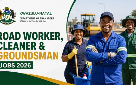 KZN Department of Transport Is Hiring 118 Road Workers, Cleaners and Groundsmen – Apply Before 28 August 2026