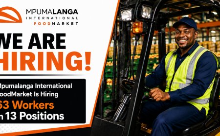 Mpumalanga International FoodMarket Is Hiring 63 Workers in 13 Positions – Apply Before 31 August 2026