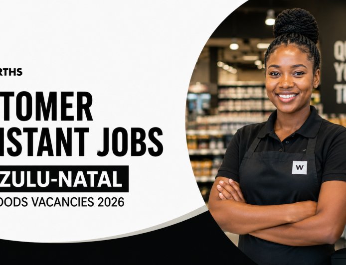 Woolworths Customer Assistant Jobs 2026: 4 Vacancies Open in KwaZulu-Natal