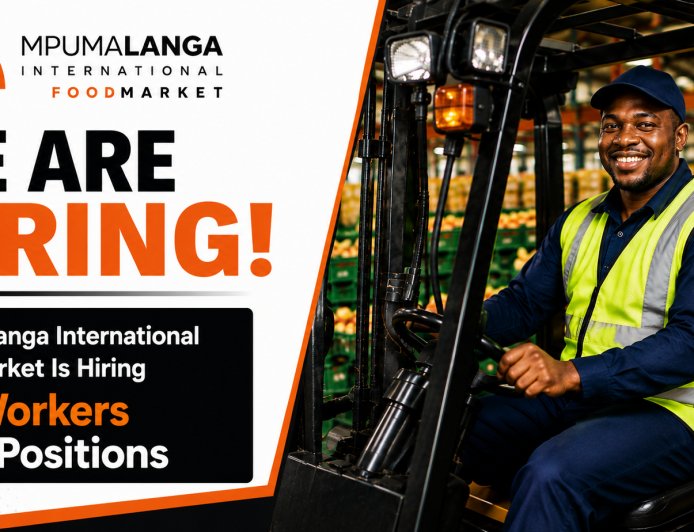 Mpumalanga International FoodMarket Is Hiring 63 Workers in 13 Positions – Apply Before 31 August 2026