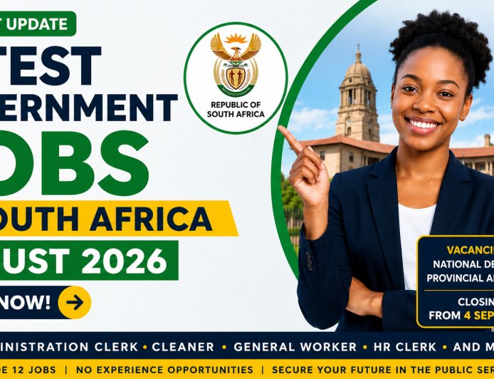 Latest Government Jobs in South Africa August 2026 – Apply Now