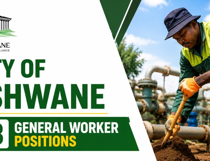 City of Tshwane Is Hiring 13 General Workers – Apply for T1 Jobs in Gauteng 2026