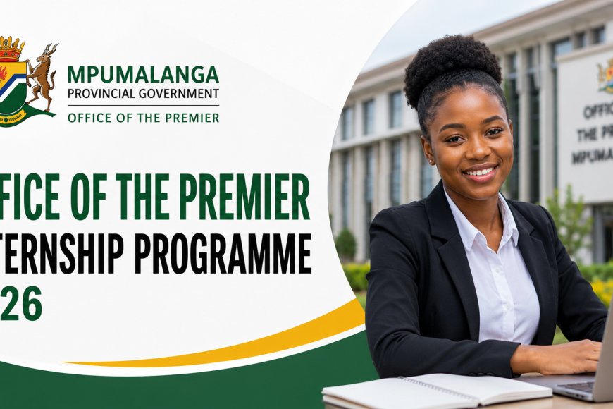 Mpumalanga Office of the Premier Graduate Internship Programme 2026: 10 Graduate Opportunities Open