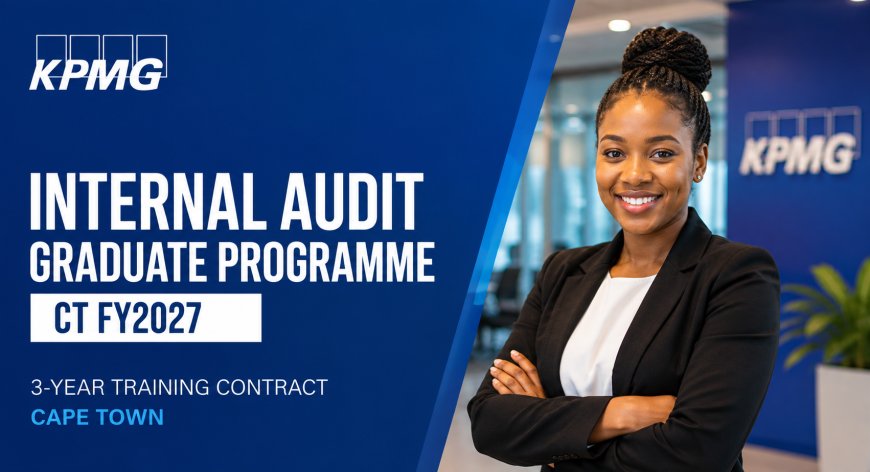 KPMG Internal Audit Graduate Programme 2026: 3-Year Training Contract for Graduates