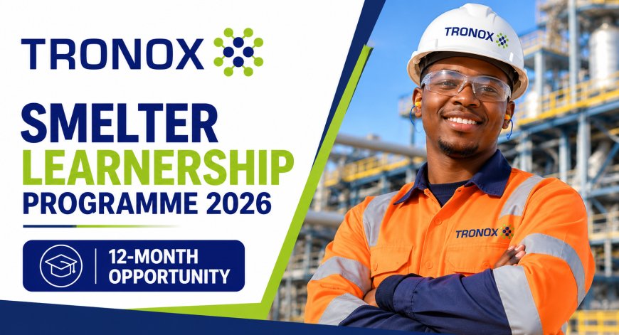 Tronox Smelter Learnership Programme 2026 – Apply Before 2 September