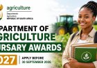 Department of Agriculture Bursary 2027: Apply Before 30 September 2026