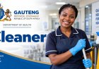 Gauteng Department of Health Cleaner Jobs 2026 (X20 Posts) at Weskoppies Hospital