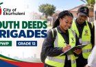 City of Ekurhuleni Youth Deeds Brigades 2026 – EPWP Opportunity for Grade 12 Applicants