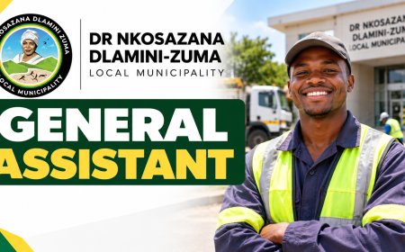 Dr Nkosazana Dlamini-Zuma Municipality General Assistant Job 2026 – Apply Before 7 September