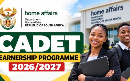 Department of Home Affairs Cadet Learnership 2026/2027 – Matric Jobs Across South Africa