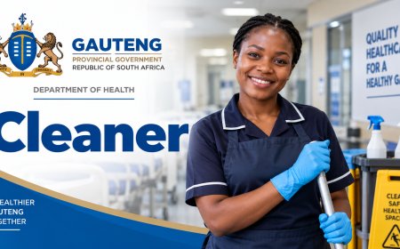 Gauteng Department of Health Cleaner Jobs 2026 (X20 Posts) at Weskoppies Hospital