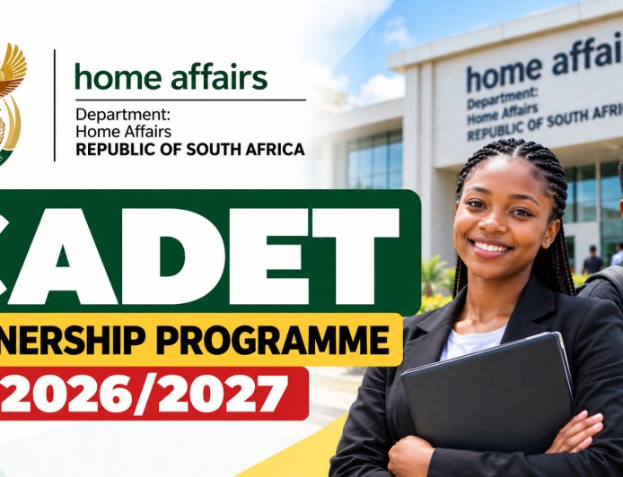 Department of Home Affairs Cadet Learnership 2026/2027 – Matric Jobs Across South Africa