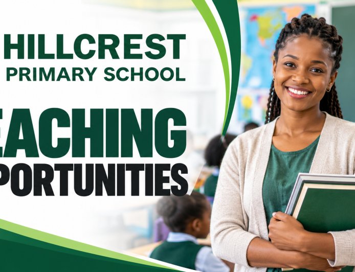 Hillcrest Primary School Jobs 2027 – 5 Teaching & School Vacancies in KwaZulu-Natal