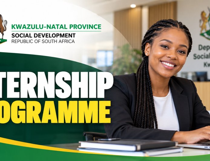 KwaZulu-Natal Department of Social Development Internship Programme 2026/2027 – 90 Posts, R8,172 Monthly Stipend