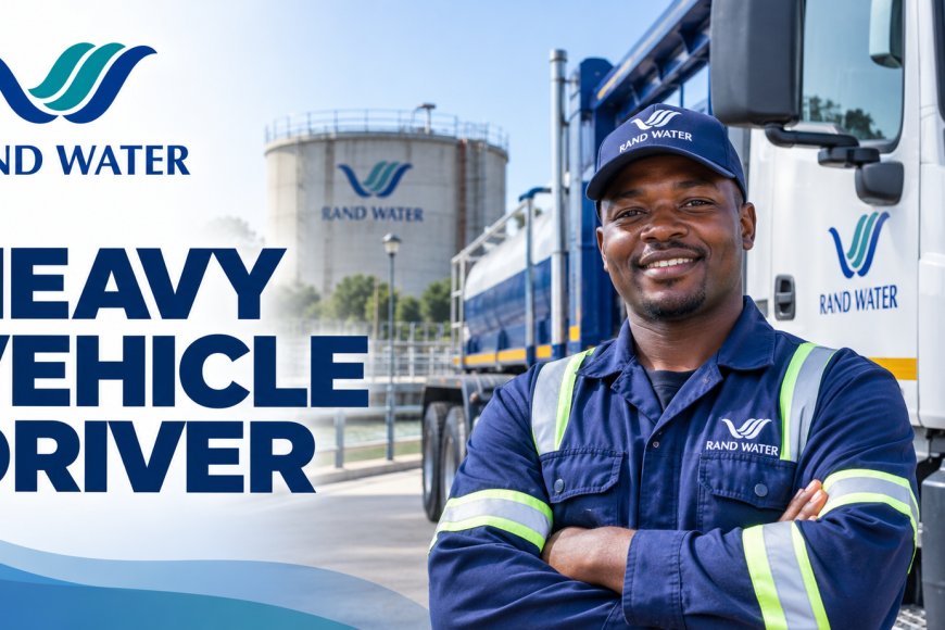 Rand Water Heavy Vehicle Driver Job 2026 – Zuikerbosch, Vereeniging