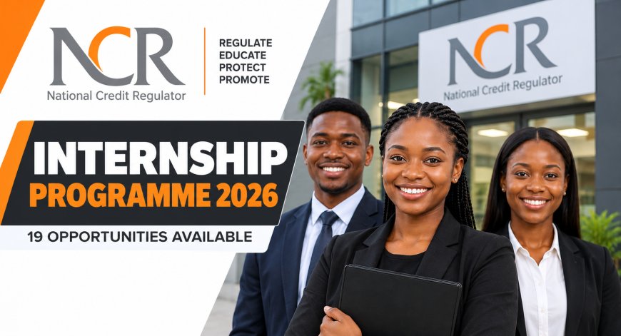 National Credit Regulator (NCR) Internship Programme 2026(x19 Posts)