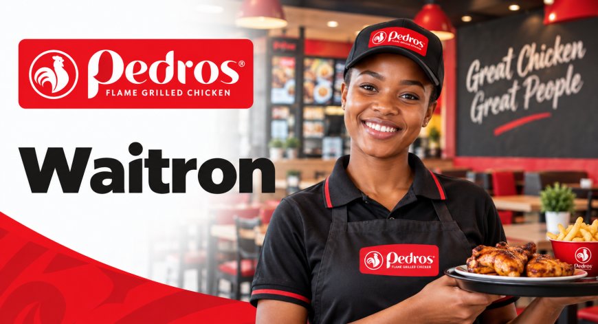 Pedros Waitron Job 2026 – New Restaurant Opening in Durban