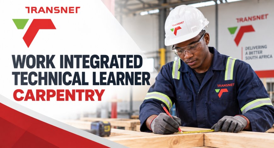 Transnet Work Integrated Technical Learner – Carpentry 2026 | KZN