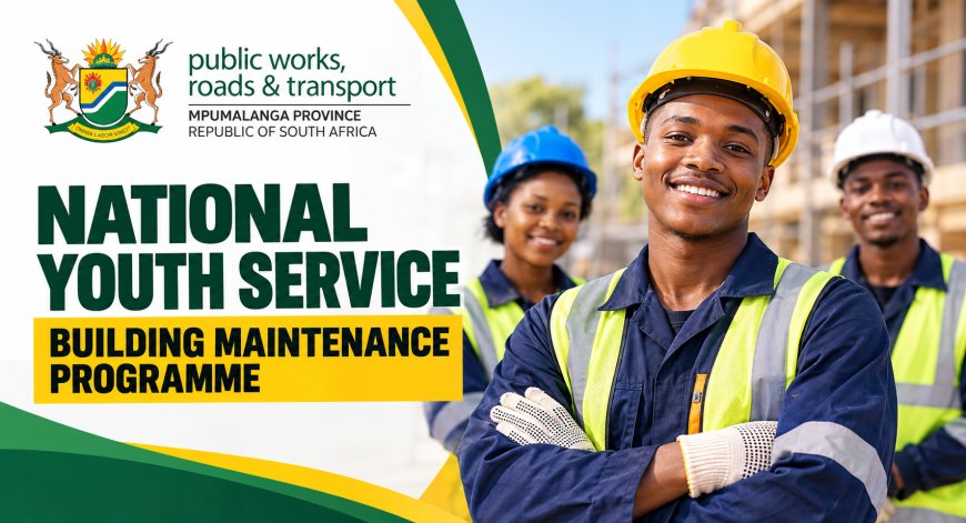 Mpumalanga National Youth Service 2026/27 – 350 Posts, R5,000 Stipend + Trade Test Opportunities