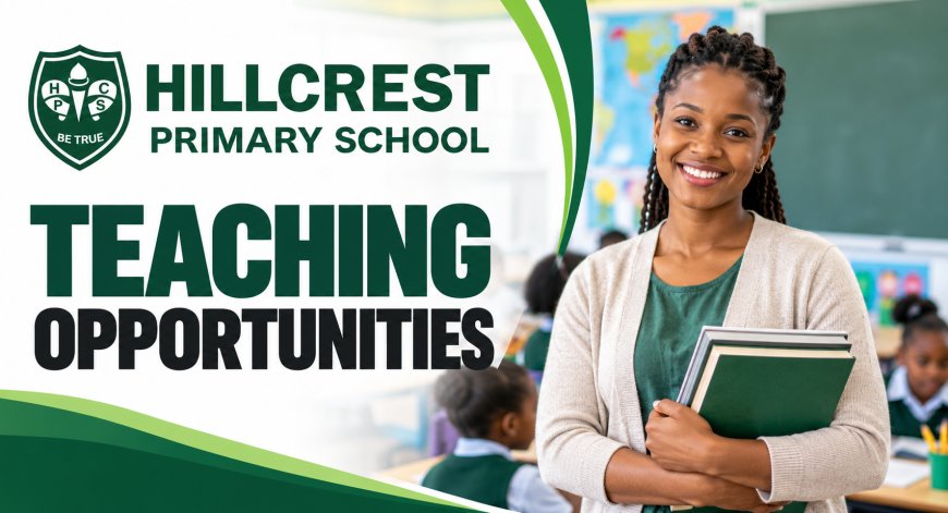 Hillcrest Primary School Jobs 2027 – 5 Teaching & School Vacancies in KwaZulu-Natal