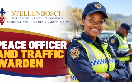 Stellenbosch Municipality Peace Officer & Traffic Warden Programme 2026 – EPWP 12-Month Opportunity