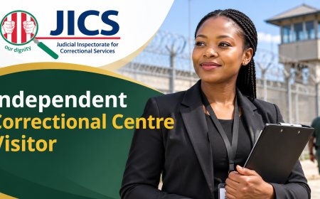 JICS Correctional Centre Visitor Jobs 2026: 8 Posts Open for Matric Applicants