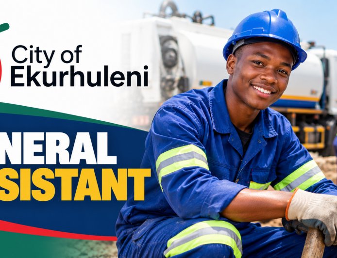 City of Ekurhuleni General Assistant Job 2026 – Grade 10 Opportunity, R200,664 to R275,256