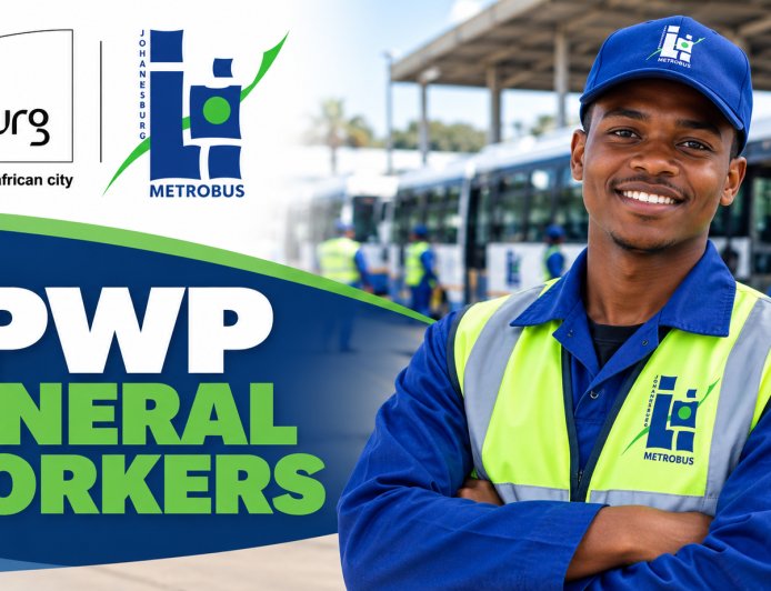 Metrobus EPWP General Workers x94 – R5,500 Monthly Stipend, Grade 10 Jobs in Johannesburg