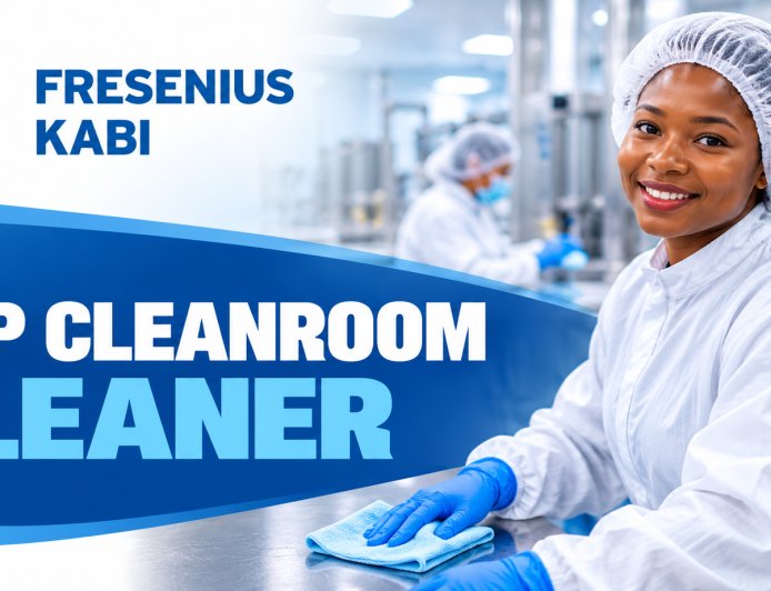Fresenius Kabi SVP Cleanroom Cleaner Job 2026 – Contract Opportunity in Port Elizabeth