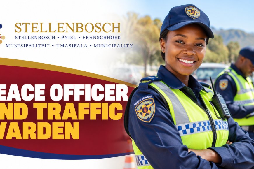 Stellenbosch Municipality Peace Officer & Traffic Warden Programme 2026 – EPWP 12-Month Opportunity