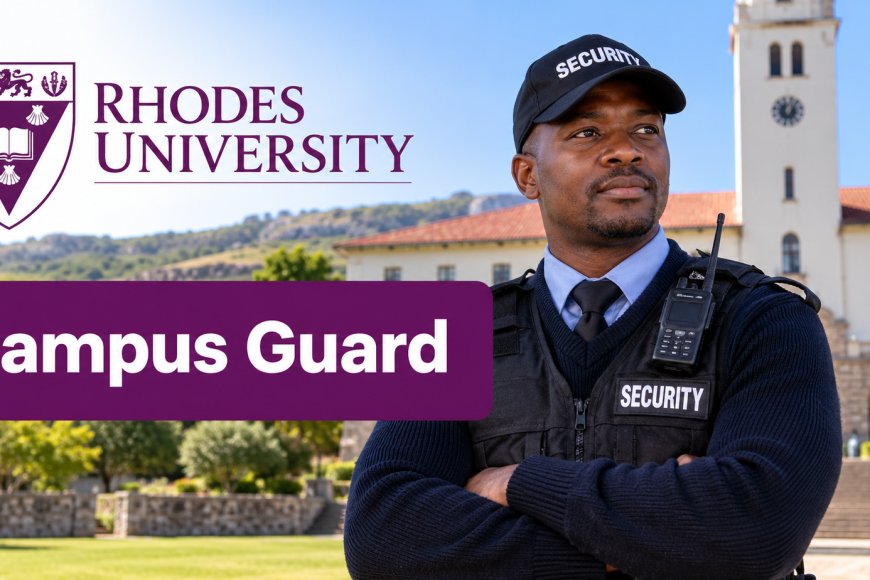 Rhodes University Campus Guard Jobs 2026: X3 Permanent Posts