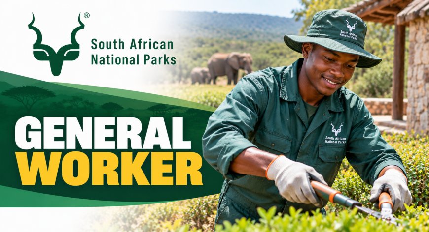 SANParks General Worker Job 2026 – Grade 12 Opportunity at Addo Elephant National Park