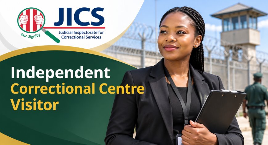 JICS Correctional Centre Visitor Jobs 2026: 8 Posts Open for Matric Applicants