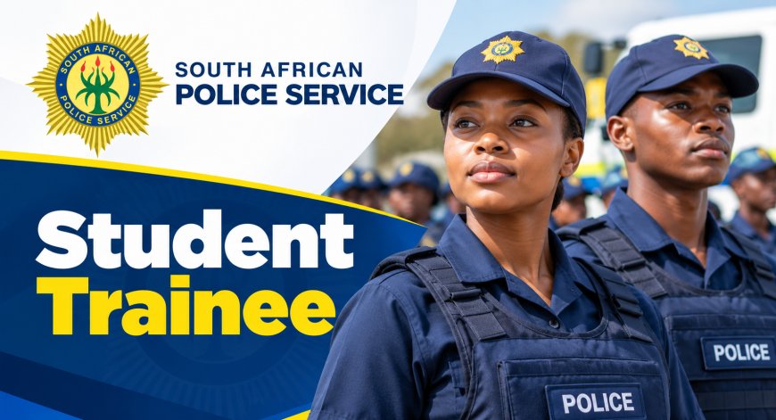 SAPS Student Trainee Programme 2026/2027: 5,500 Posts, R5,000 Stipend
